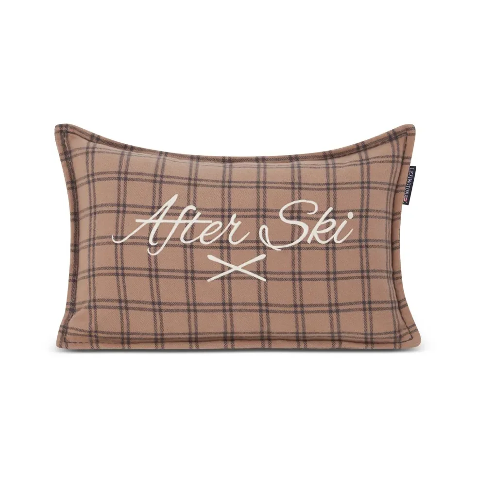 After Ski Checked Cotton Flannel pute 30 x 50 cm v:2326656