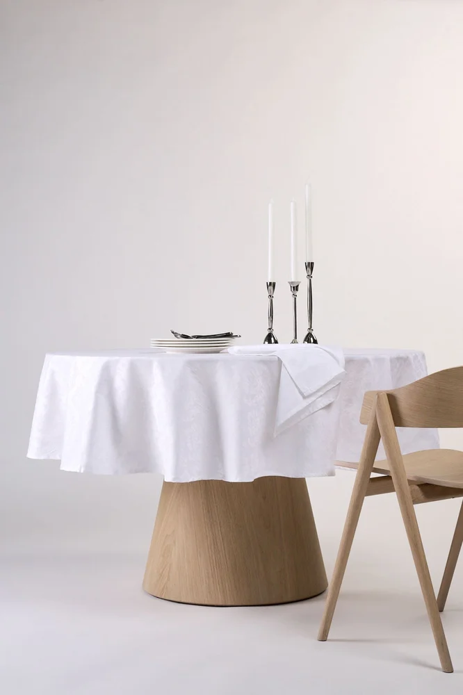Belagt duk hvit – ø180 cm v:4804210