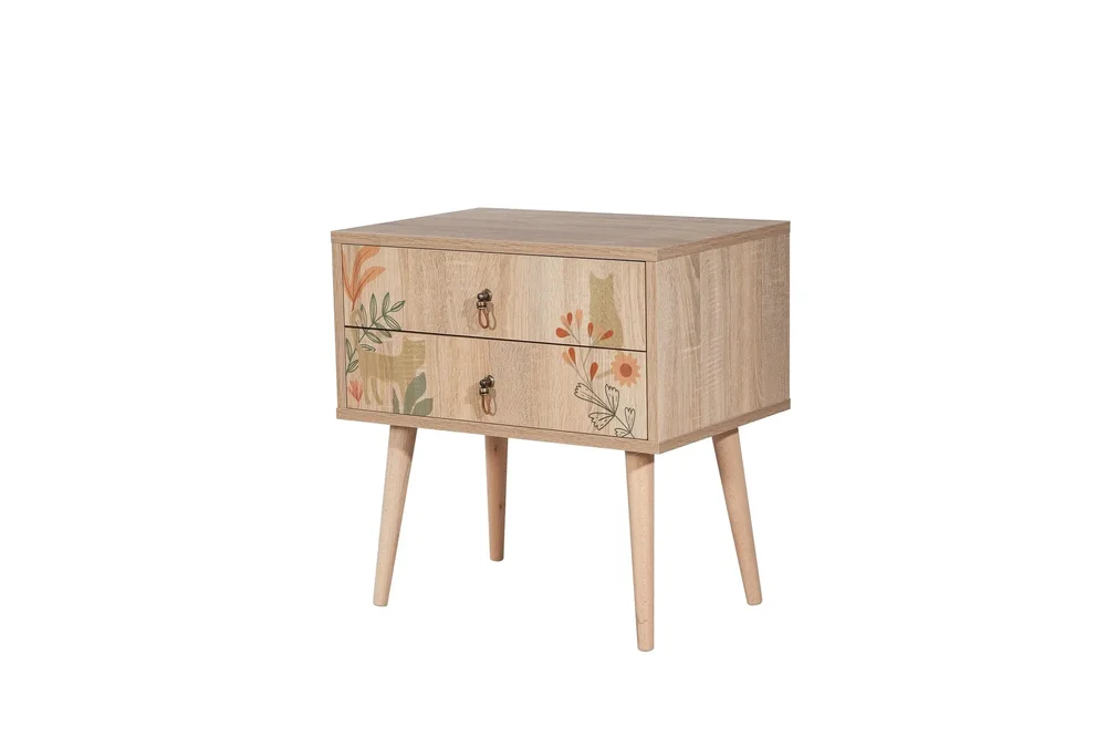 Bertoaria Nattbord 60x40 cm Brun v:3986078