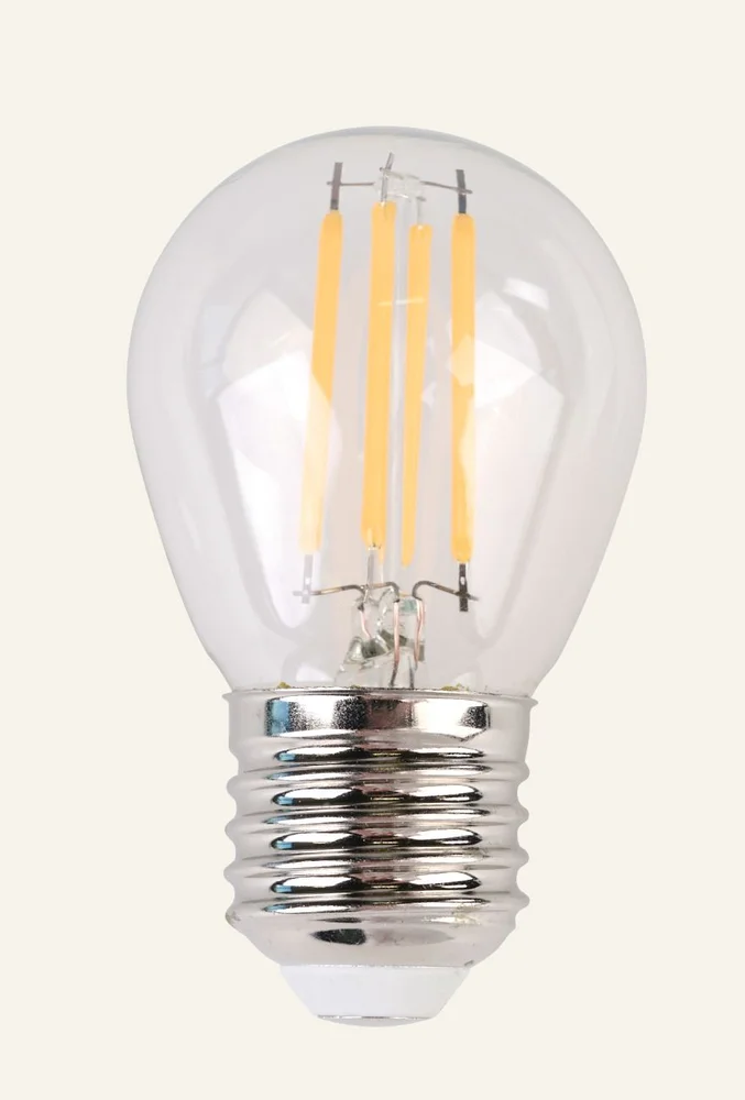 Lyspære transparent – 4,5×7,6 cm v:6527561 Lyspære transparent – 4,5×7,6 cm v:6527561