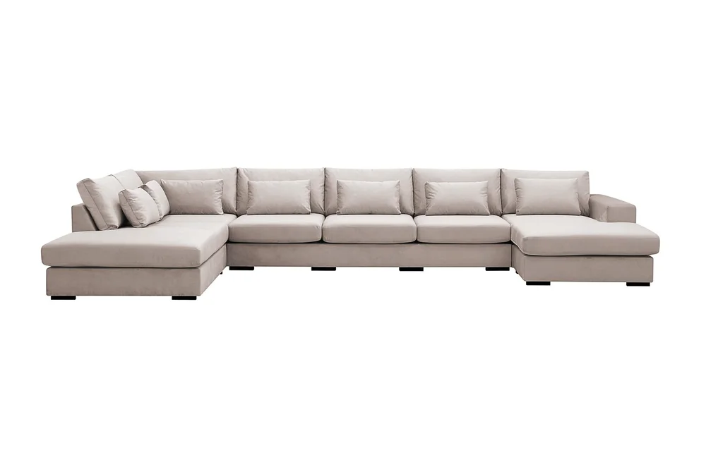 Grande 6-seters U-Sofa med Divan Høyre v:2907178 Grande 6-seters U-Sofa med Divan Høyre v:2907178