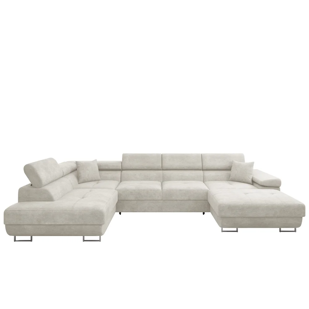 Gabina 5-seters U-formet sovesofa med divan og sjeselong v:7591283