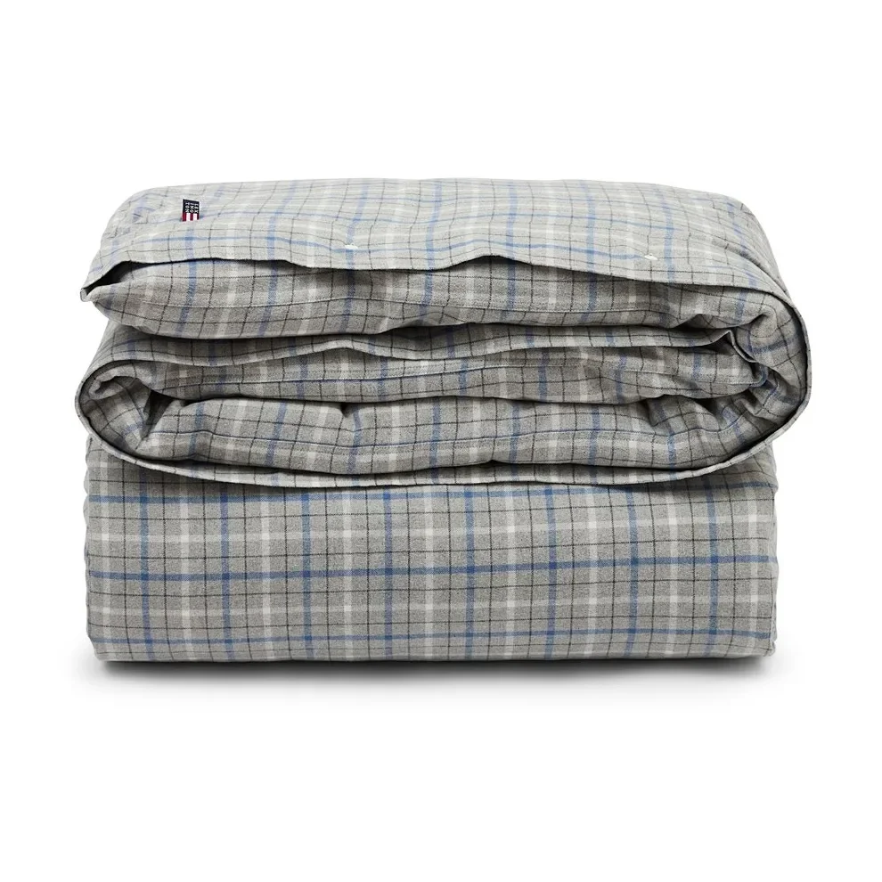Checked Cotton Flannel påslakan 150×210 cm v:6985093 Checked Cotton Flannel påslakan 150×210 cm v:6985093