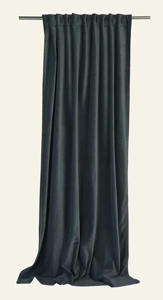Gardin gråblå – 140×220 cm v:6339521 Gardin gråblå – 140×220 cm v:6339521