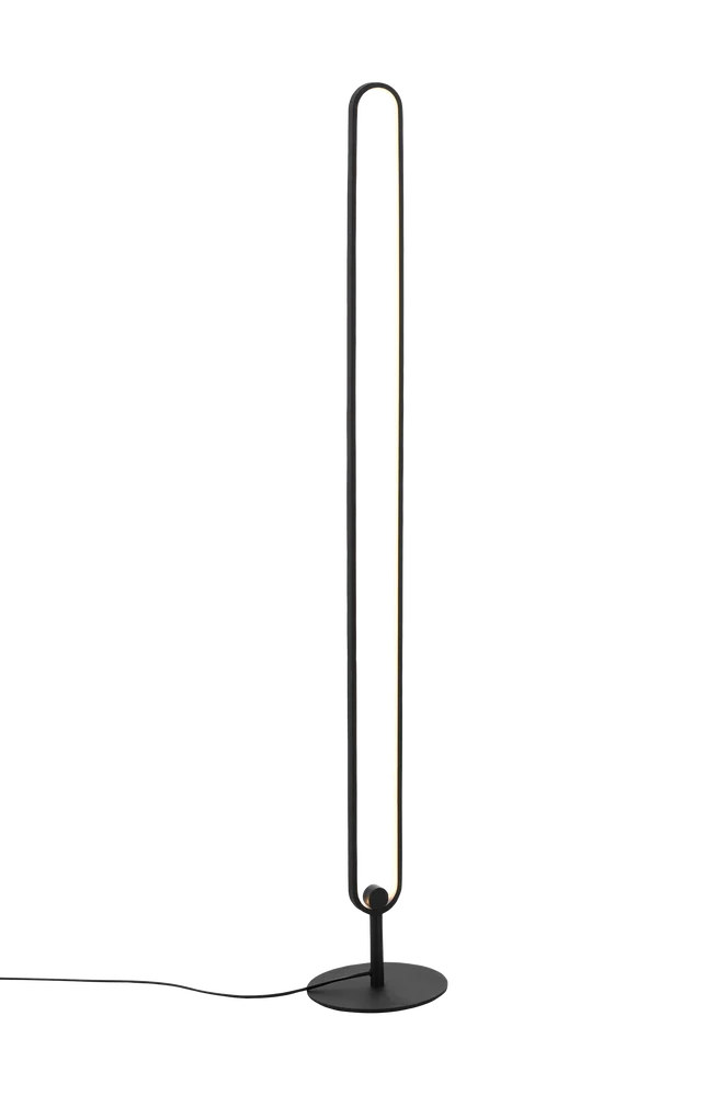 Gulvlampe Loop LED – Svart – Belysning | m v:6512251 Gulvlampe Loop LED – Svart – Belysning | m v:6512251