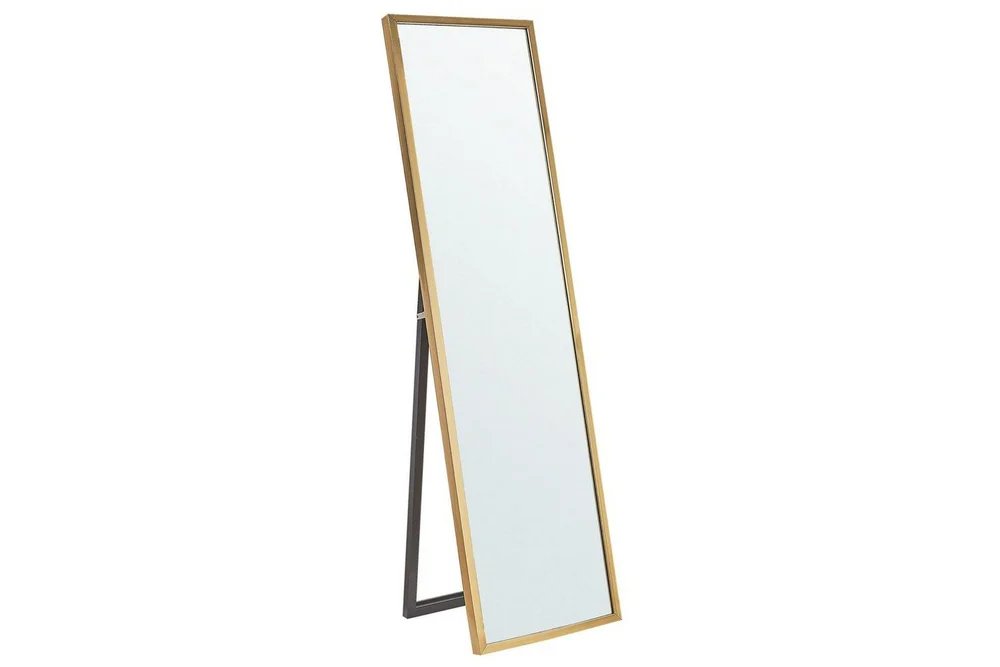 Golvspegel Beliani Torcy Guld GOLD v:3408207