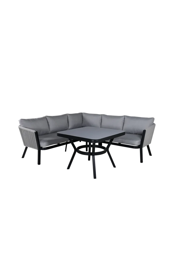 Loungesett Virya – Svart – Utemøbler & hage | m v:2931477 Loungesett Virya – Svart – Utemøbler & hage | m v:2931477