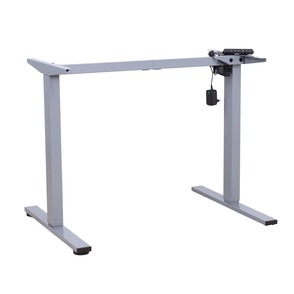 Bordbein HOME4YOU Ergo Fit med 1 motor Sølvgrå v:2988462 Bordbein HOME4YOU Ergo Fit med 1 motor Sølvgrå v:2988462
