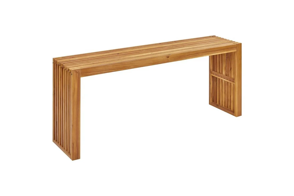 Trädgårdsbord Beliani Bellano 150x35x60 cm Light wood v:1024021