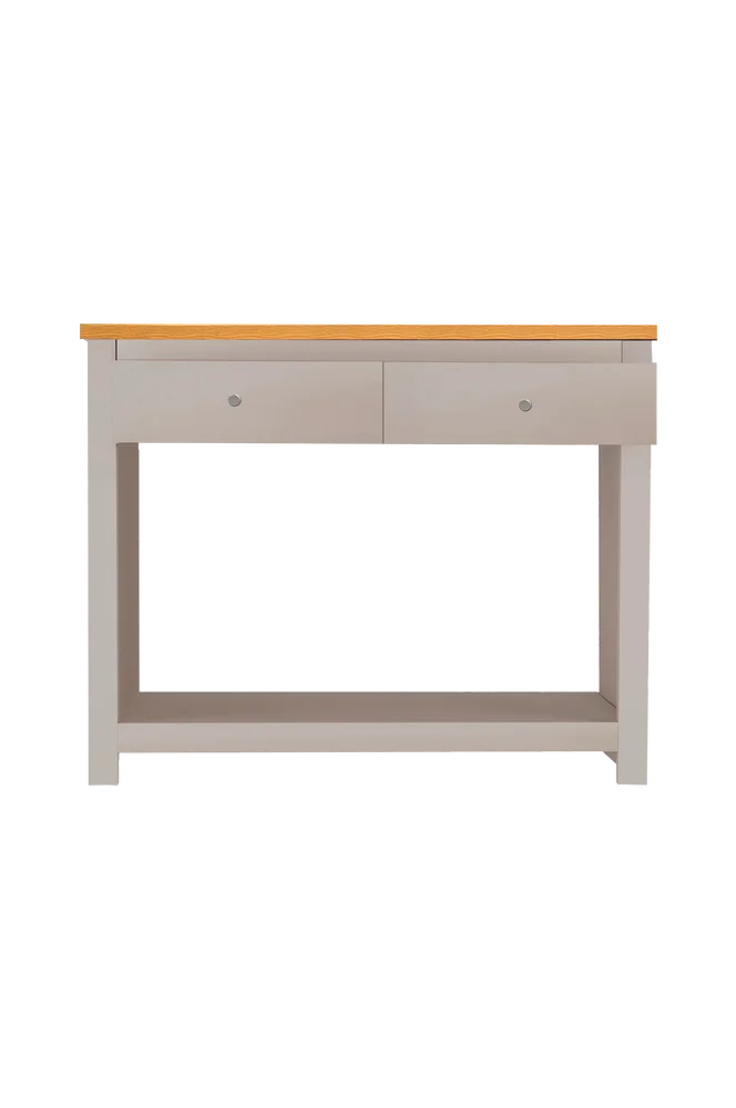 Konsollbord med 2 skuffer Emerald – Brun m v:9052454