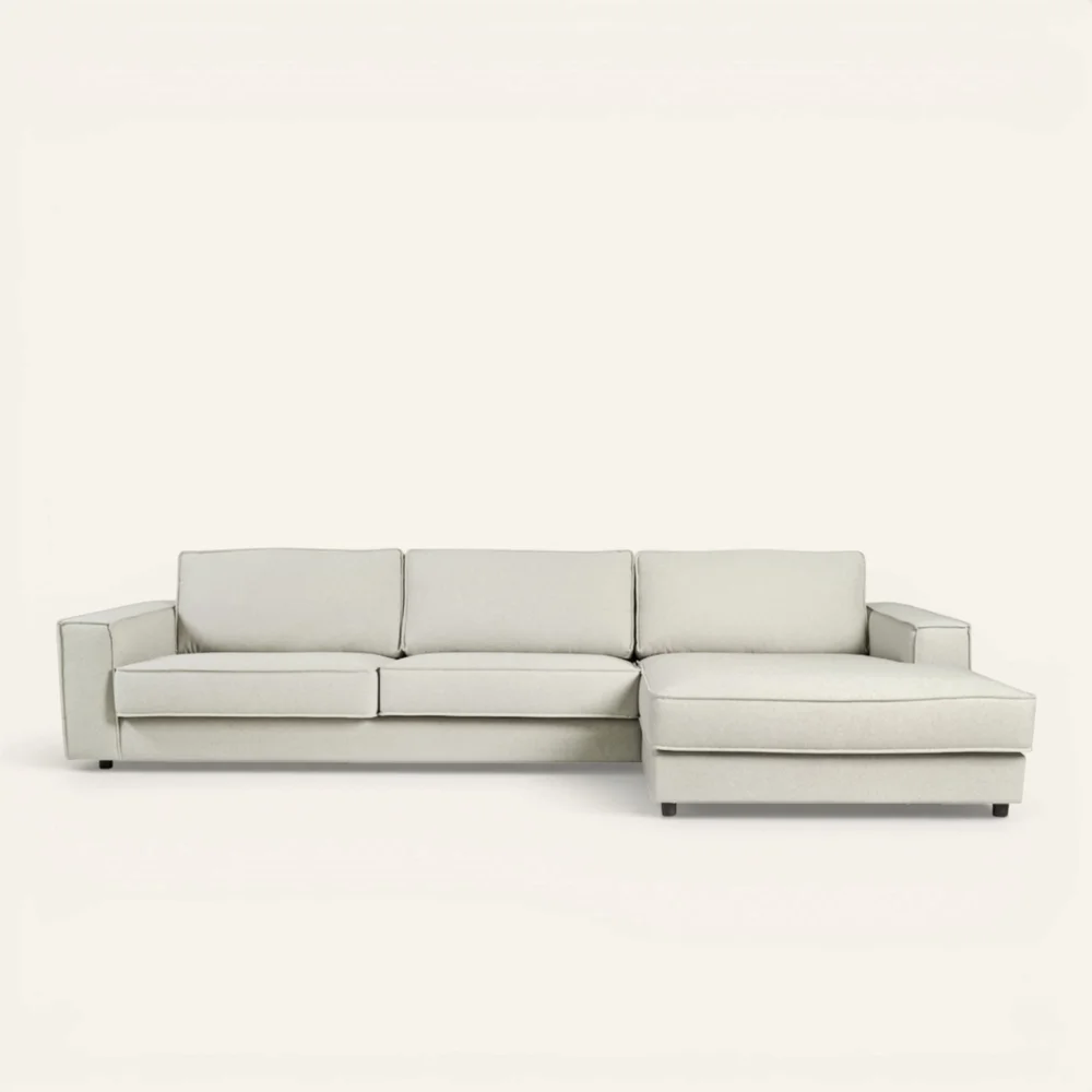 Sofa sjeselong høyre natur - 315x156x79 cm v:5050379