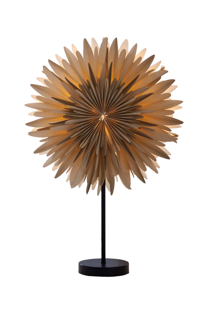 Stjerne på fot Winter – Beige – Belysning | m v:9371009