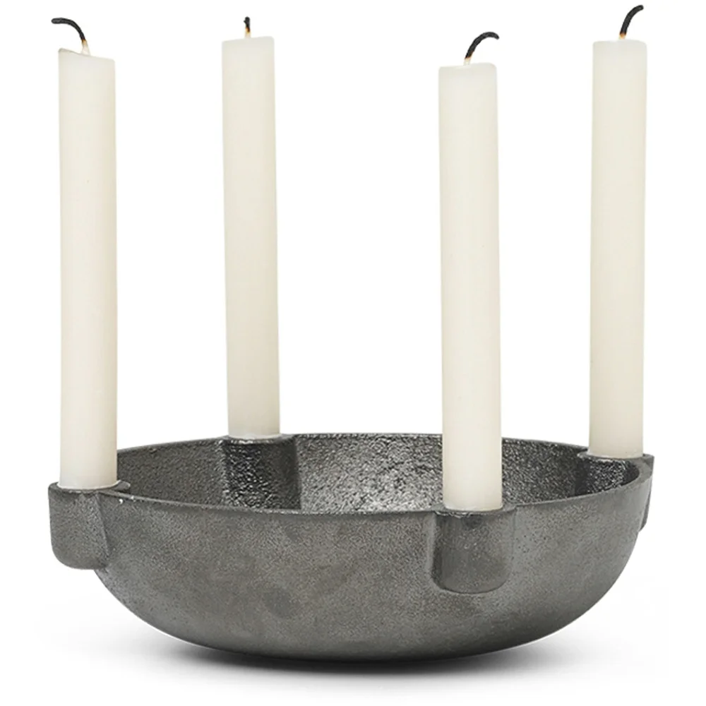 Bowl Telysholder 15 cm , Black brass v:7179917