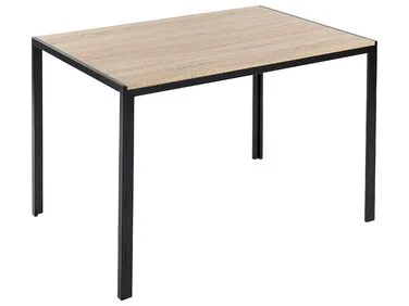 Spisebord NEWFIELD Lysebrun 120 cm 80 cm v:7972123