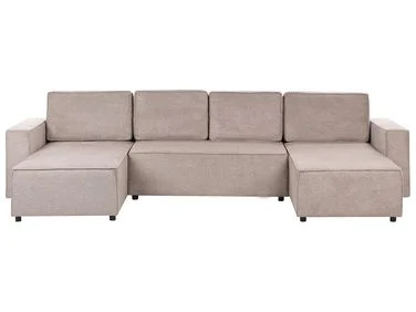 U-formet sovesofa 4-seters VATNE Med oppbevaring Gråbrun v:4652589 U-formet sovesofa 4-seters VATNE Med oppbevaring Gråbrun v:4652589