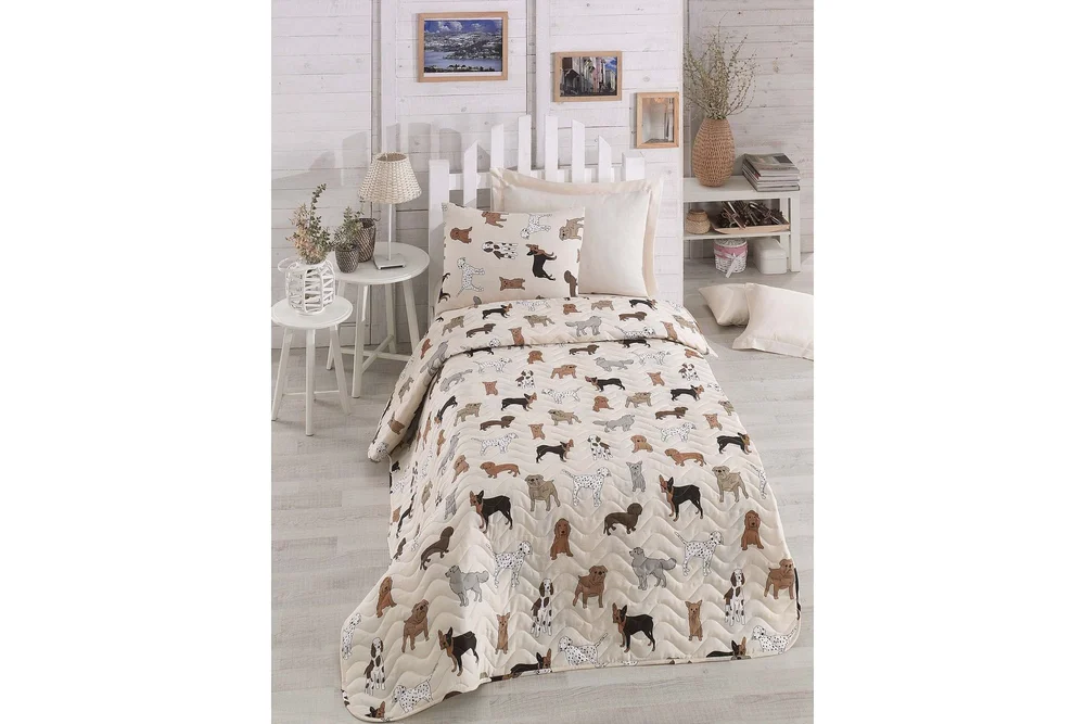 Eponj Home Sengeteppe Enkelt 160x220+Putetrekk Quiltet v:1136068
