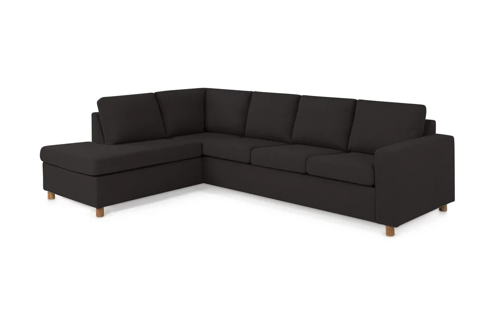 Crazy 4-seters Venstrevendt L-formet Sjeselongsofa i Stoff v:3575531
