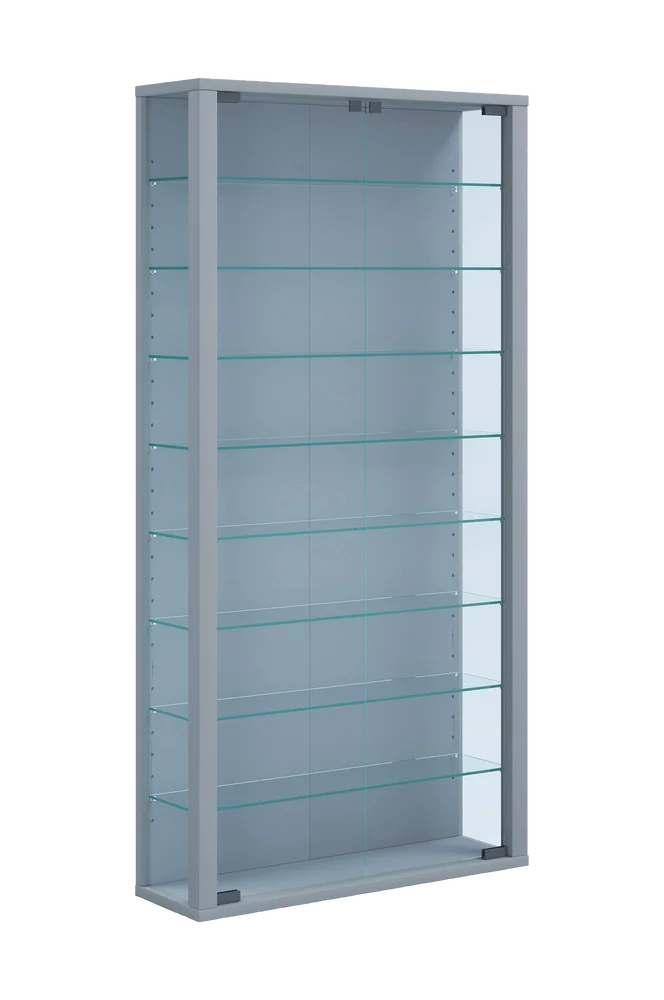 Veggskap Vitrosa Maxi uten LED – Sølv m v:6568160 Veggskap Vitrosa Maxi uten LED – Sølv m v:6568160