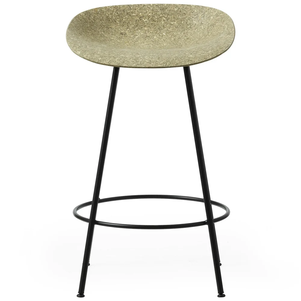 Mat Barstool 65 cm, Seaweed / Black v:1710657 Mat Barstool 65 cm, Seaweed / Black v:1710657