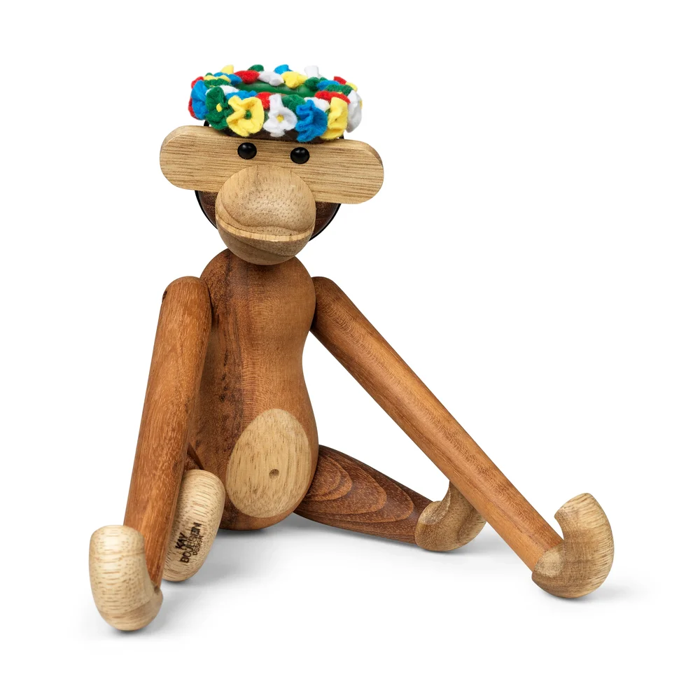 Kay Bojesen ape liten med midtsommerkrans" v:2282929