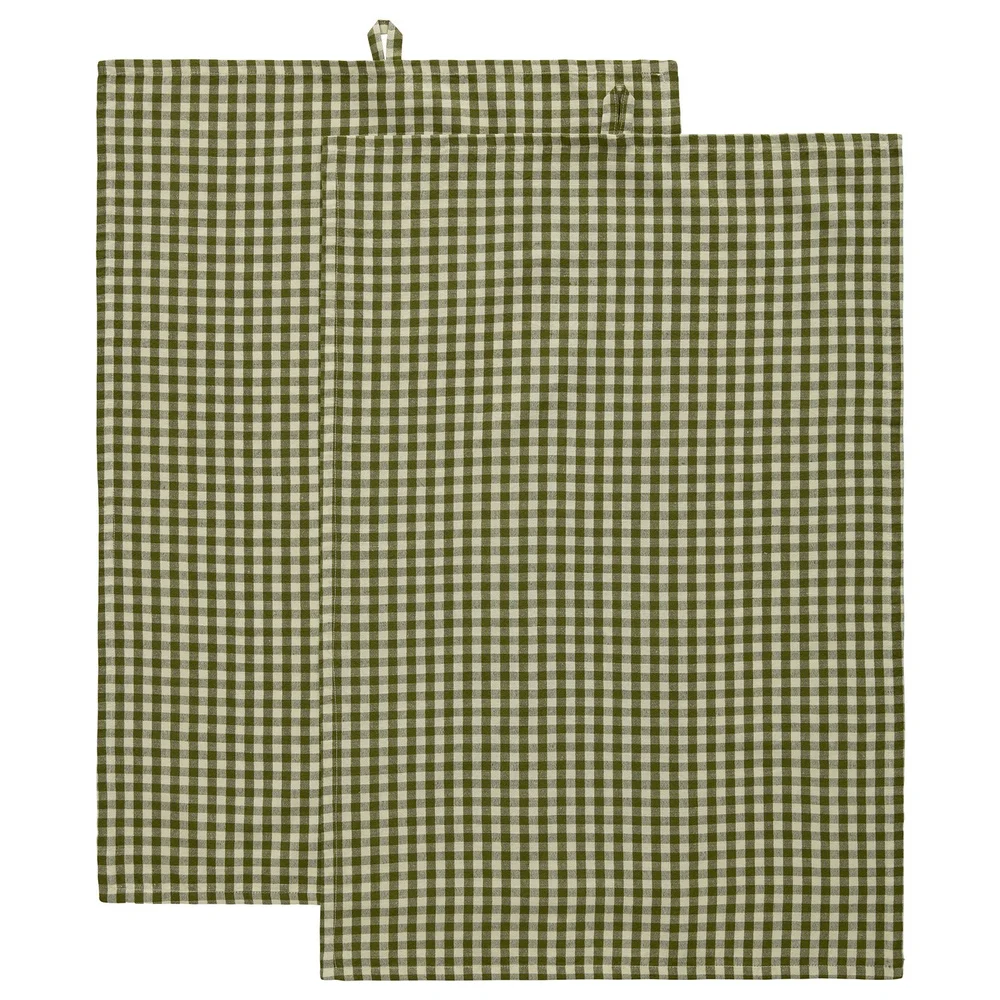 Oliva Kjøkkenhåndkle 50×70 cm 2-pk, Oliven v:1910890 Oliva Kjøkkenhåndkle 50×70 cm 2-pk, Oliven v:1910890