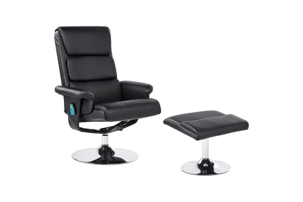Massagefåtölj Svart, Silver v:5028341
