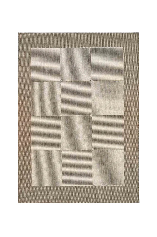 Glattvevd teppe Brick – Beige – Tepper | m v:2745056