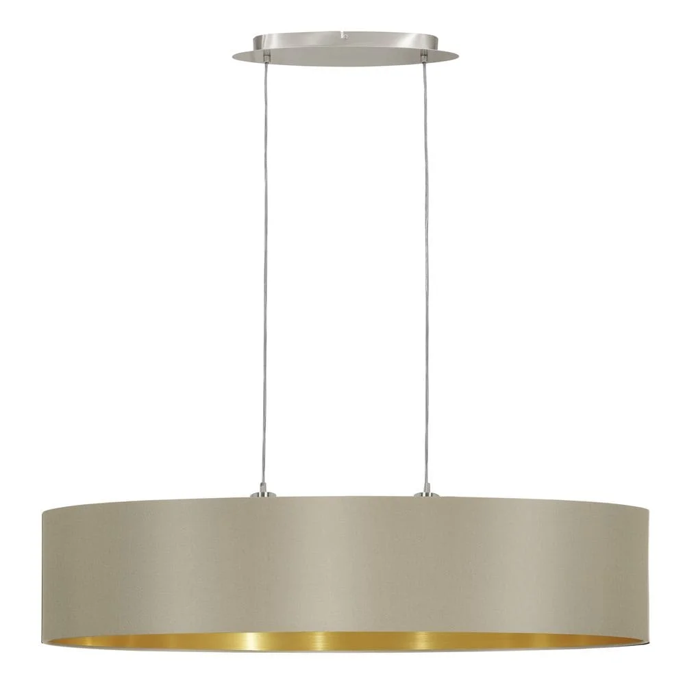 Taklampe Maserlo med 2 lamper v:8040617
