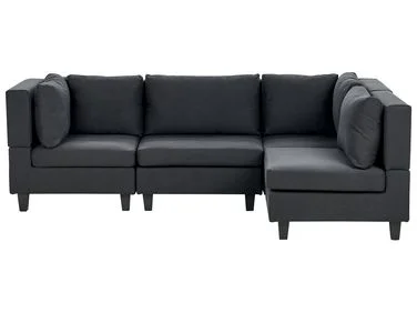 Modulær hjørnesofa 4-seters UNSTAD Svart Venstrevendt v:9719160 Modulær hjørnesofa 4-seters UNSTAD Svart Venstrevendt v:9719160