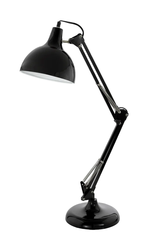 Skrivebordslampe Borgillio – Svart – Belysning | m v:6060732 Skrivebordslampe Borgillio – Svart – Belysning | m v:6060732