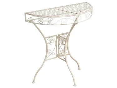 Bistrobord YAVIZA 80 cm 36 cm Metall Lys beige v:5124711 Bistrobord YAVIZA 80 cm 36 cm Metall Lys beige v:5124711