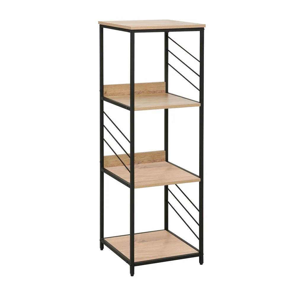 Hylle HOME4YOU Dimitra 40x40x124 cm rustikk/svart v:1905907 Hylle HOME4YOU Dimitra 40x40x124 cm rustikk/svart v:1905907