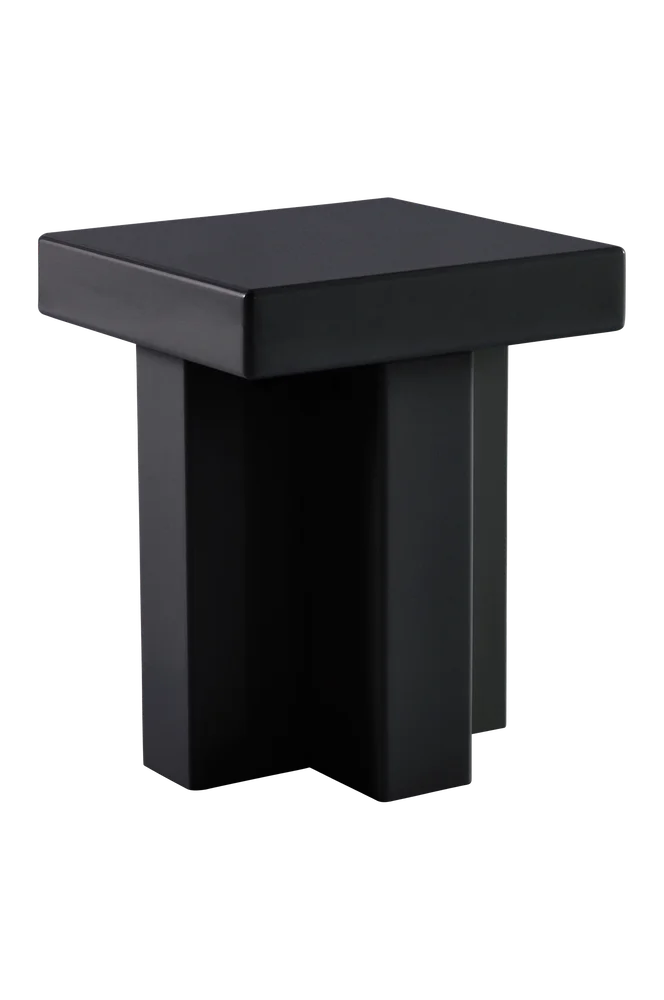 CROZZ sidebord 40×40 cm – Svart m v:4387452 CROZZ sidebord 40×40 cm – Svart m v:4387452