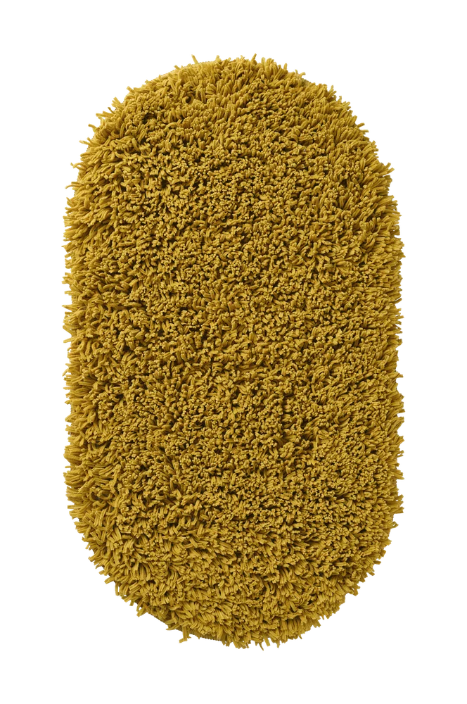 Baderomsmatte Chenille - Gul - Tepper | m v:7764003