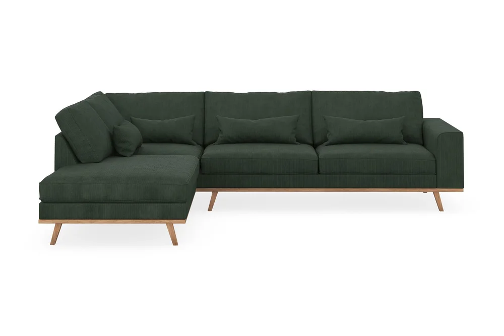 Copenhagen 4-seters Venstrevendt L-formet Sjeselongsofa i Manchester v:8275706