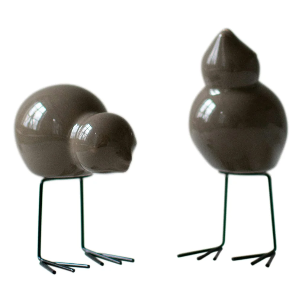 Swedish Bird Dekorasjon 2-pk, Shiny Dust v:1400213