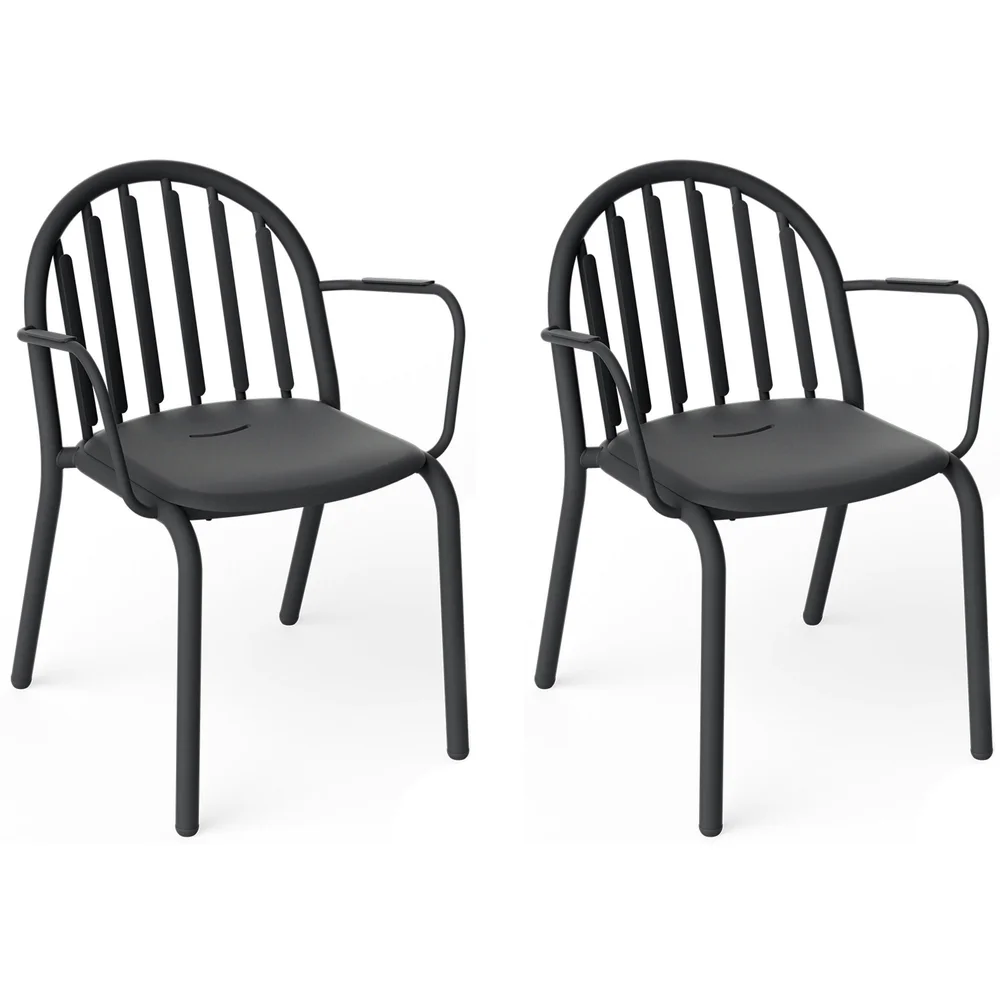 Fred’s Lenestol 2-pk, Antrasitt v:3852643