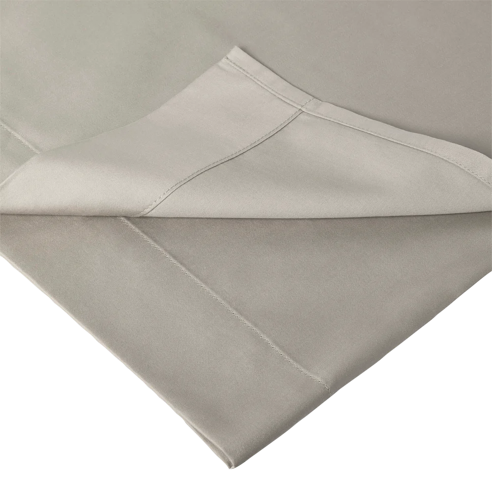 Cotton Sateen Flat sengetøy – Beige – Tekstiler | m v:4546087
