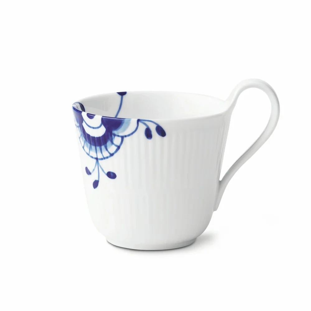 Blue Fluted Mega 33 cl kopp med høy hank v:8628395