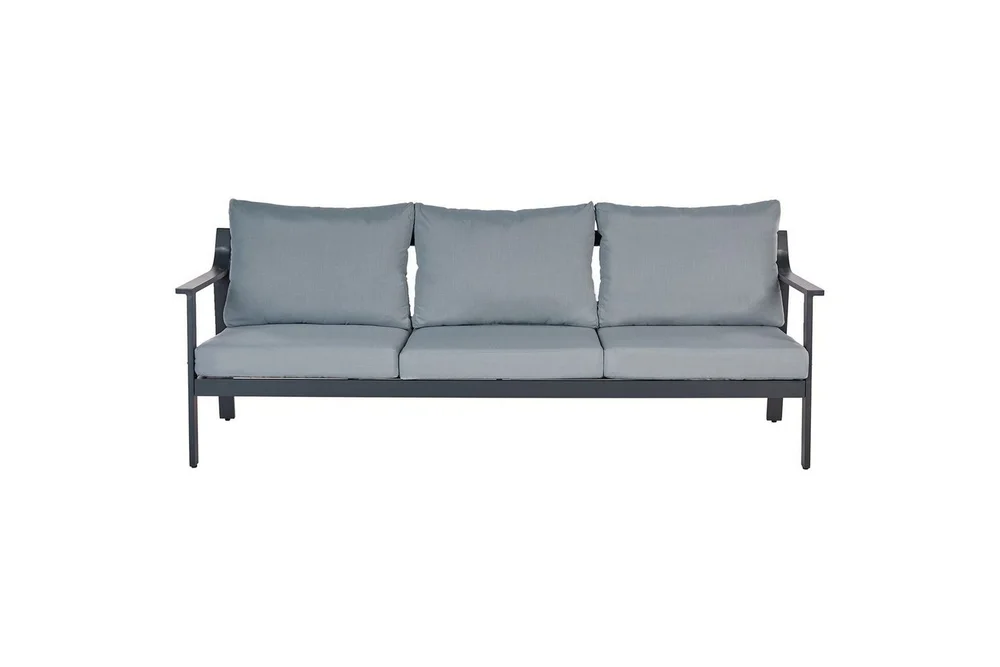 3-sitssoffa Beliani Kiato Grå/svart Grey||Black v:1938892 3-sitssoffa Beliani Kiato Grå/svart Grey||Black v:1938892