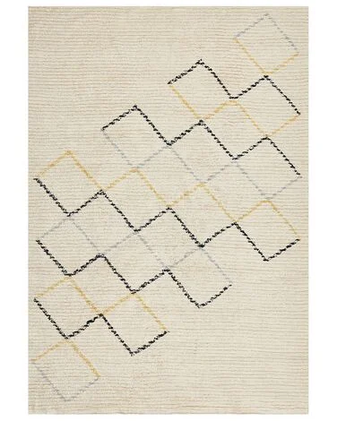 Teppe TEZPUR Beige 160 x 230 cm Bomull v:3650159