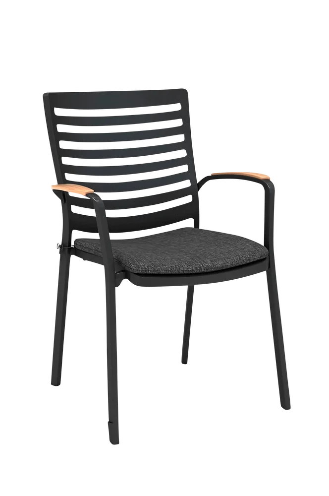 Armstol PORTALS (6 stk.) – Svart – Utemøbler & hage | m v:8829948 Armstol PORTALS (6 stk.) – Svart – Utemøbler & hage | m v:8829948