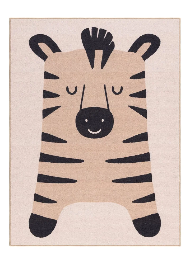 Maskinvevd teppe KM Home Play Zebra 120x160 Lin v:7590936