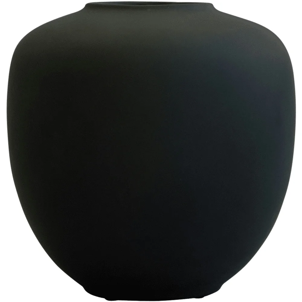 Sunao Vase Ø25 cm, Sort v:9350619