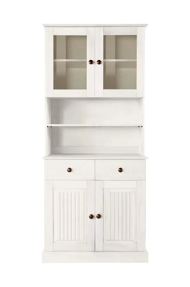 Buffet 2+2 dører 1 skuff Mille - Hvit m v:5177477