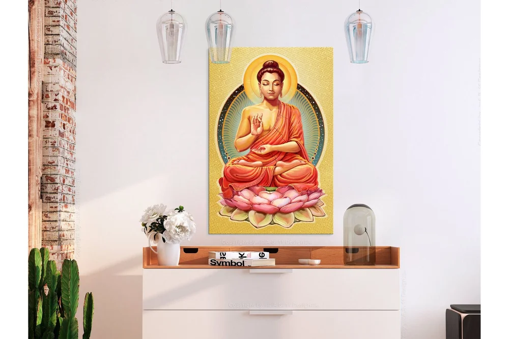Tavle Peace Of Buddha (1 Part) Vertical 60X90 v:8472536