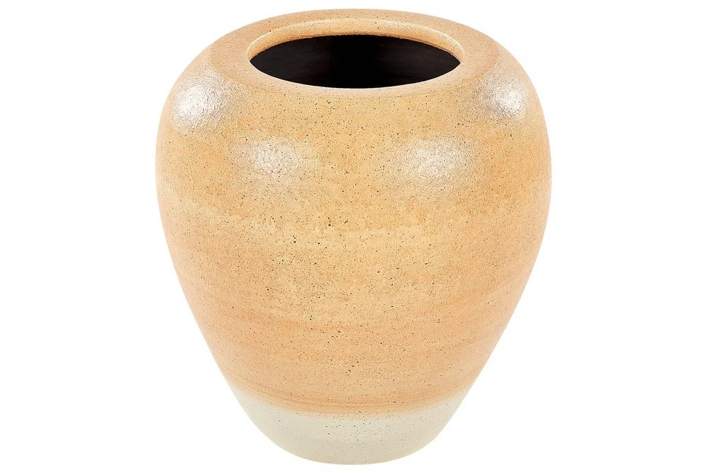 Dekorationsvas Beliani Skione Orange||Beige v:2678366 Dekorationsvas Beliani Skione Orange||Beige v:2678366