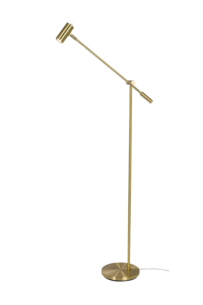 Gulvlampe Cato høyde 100-143cm cm, dimbar - Messing - Belysning | m v:2180888