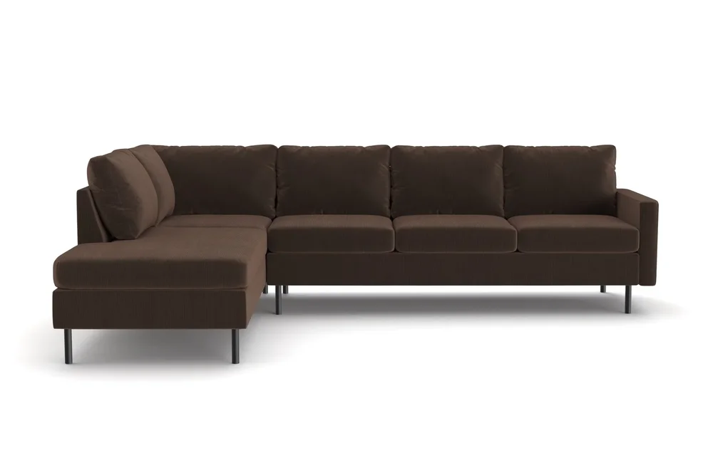 Peppe 4-seters Venstrevendt L-formet Sjeselongsofa i Manchester v:7822287
