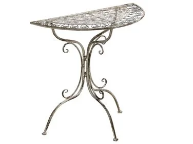 Bistrobord NURRA 80 cm 36 cm Metall Grå v:4871024 Bistrobord NURRA 80 cm 36 cm Metall Grå v:4871024